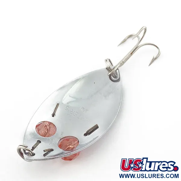 Herter's Glass Eye Spoon, 11g níquel/ojos rojos, Cucharilla #23555