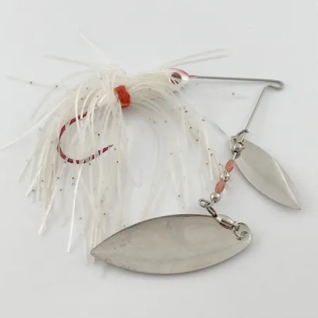 Strike King Red Eyed, 21g Blanco y Plata, Spinnerbait #23566