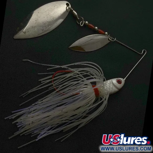 Strike King Red Eyed, 21g Blanco y Plata, Spinnerbait #23566