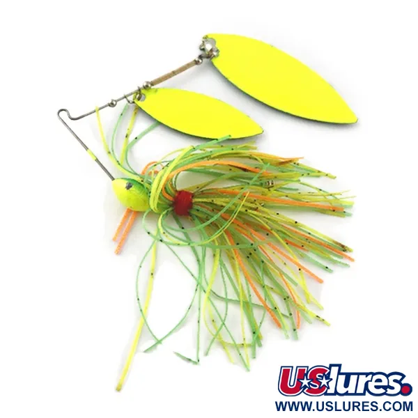 Spinnerbait con doble hoja de sauce, 25g Fire Tiger, Señuelo #23567