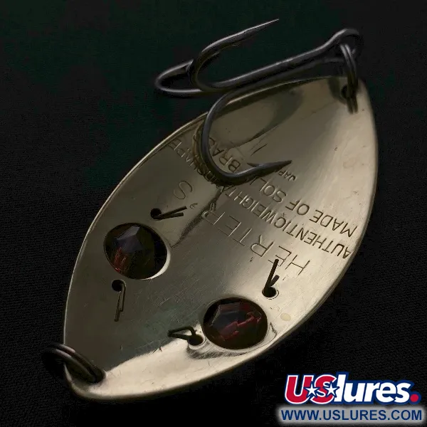 Herter's Glass Eye Spoon, 21g níquel/ojos rojos, Cucharilla #23575