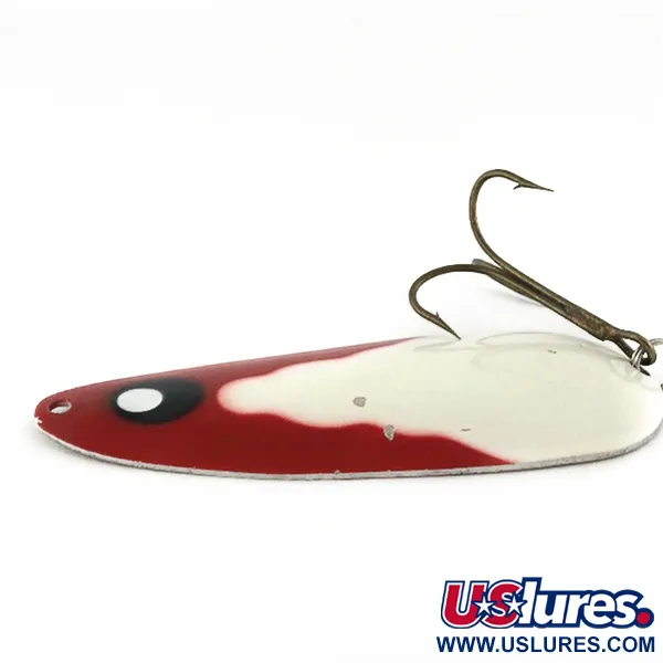 Lindy Gator, 45g rojo/blanco/níquel, Cucharilla #23583