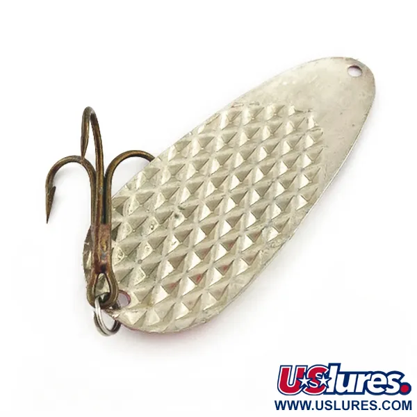 Lindy Gator, 55g, rojo/blanco/níquel, Cuchara de pesca #23586