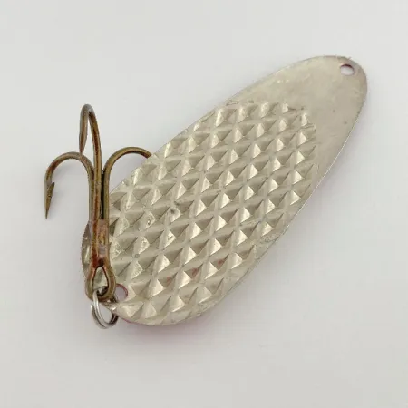 Lindy Gator, 55g, rojo/blanco/níquel, Cuchara de pesca #23586