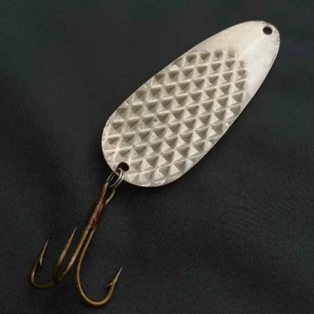 Lindy Gator, 55g, rojo/blanco/níquel, Cuchara de pesca #23586