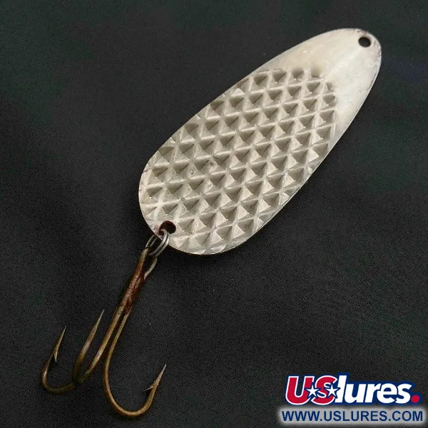 Lindy Gator, 55g, rojo/blanco/níquel, Cuchara de pesca #23586