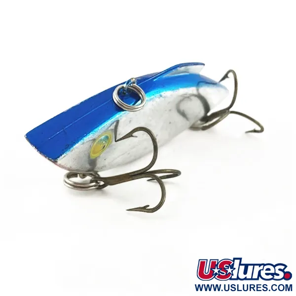 Bill Lewis Rat-L-Trap, 1/2 oz (14 g) Níquel/Azul, Lipless Crankbait #23587