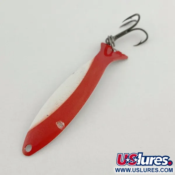 Worth Fly Rod Demon, 2.5g níquel/rojo/blanco, cucharilla #23595