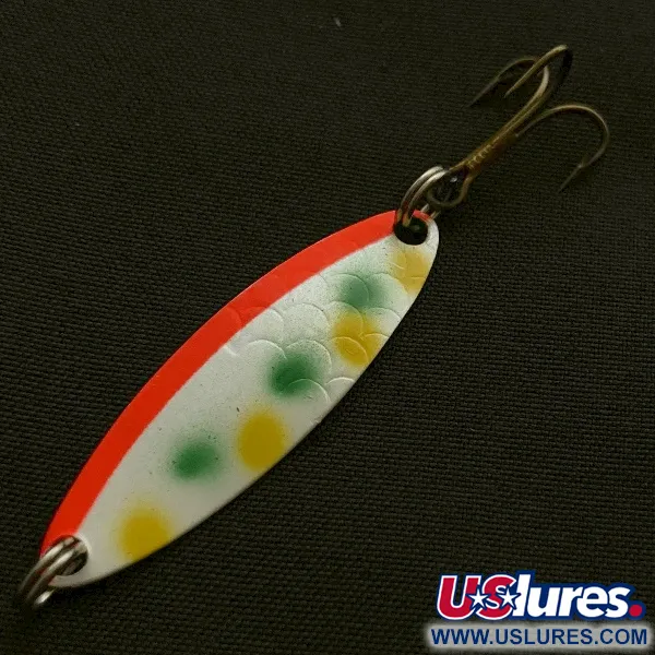 Luhr Jensen Needlefish 1, 1/16 oz dorado/rojo, Cucharilla de curricán #23597