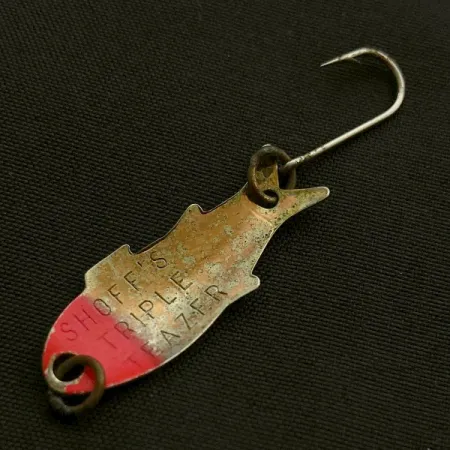 Shoff's Triple Teazer, cobre/rojo, 1.1 g, Cucharilla de Pesca #23602