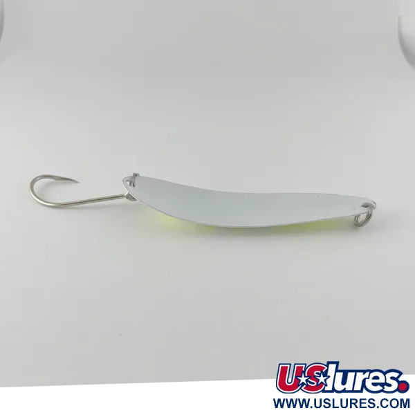 The Producers Hookster Totem #4, 8g (1/4oz), Blanco y Amarillo, Cucharilla Ondulante #23619