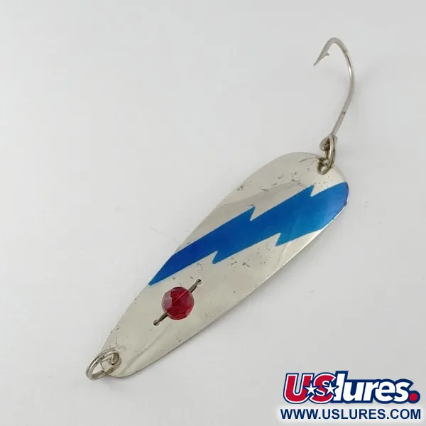 Red Eye Lures Evil Eye, 9g níquel/azul/ojo rojo, cucharilla #23628