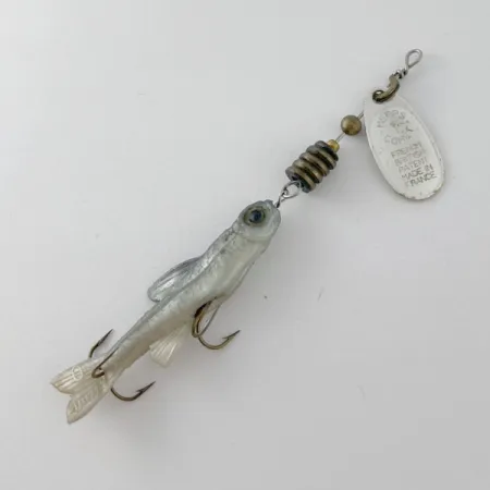 Mepps Comet Mino 1, plateado, 3/16oz, cucharilla giratoria #23634