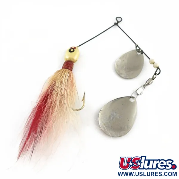 GRASSL’S DOUBLE OO, 1/2 oz, Plata, Spinnerbait #23653