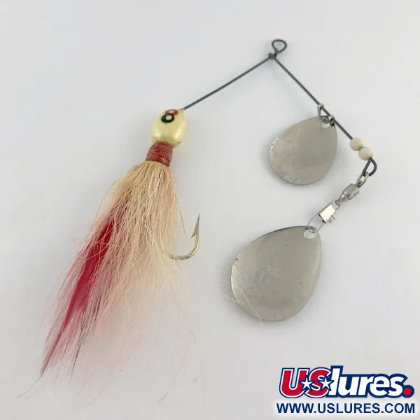 GRASSL’S DOUBLE OO, 1/2 oz, Plata, Spinnerbait #23653