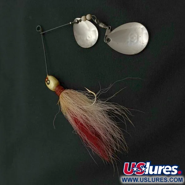 GRASSL’S DOUBLE OO, 1/2 oz, Plata, Spinnerbait #23653