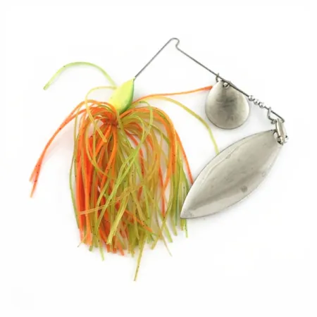 Culprit Spinnerbait, Plateado/Naranja, 3/4 oz, Spinnerbait #23654