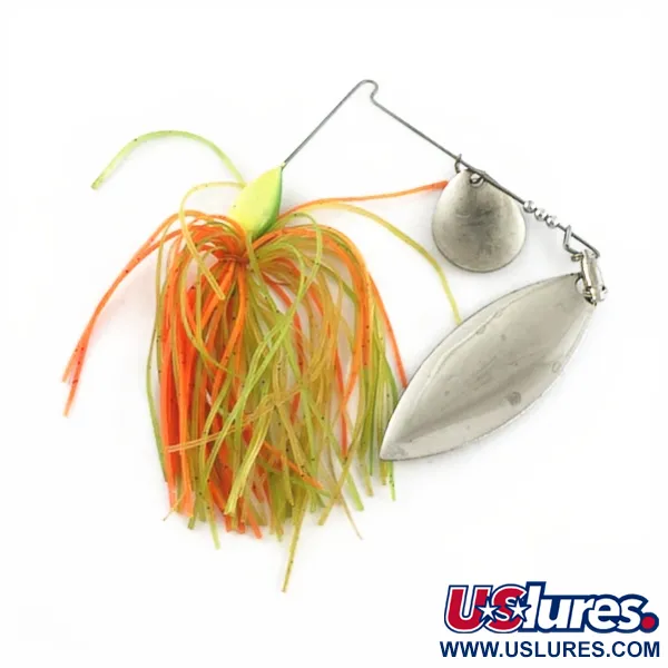 Culprit Spinnerbait, Plateado/Naranja, 3/4 oz, Spinnerbait #23654