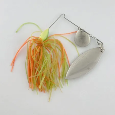 Culprit Spinnerbait, Plateado/Naranja, 3/4 oz, Spinnerbait #23654