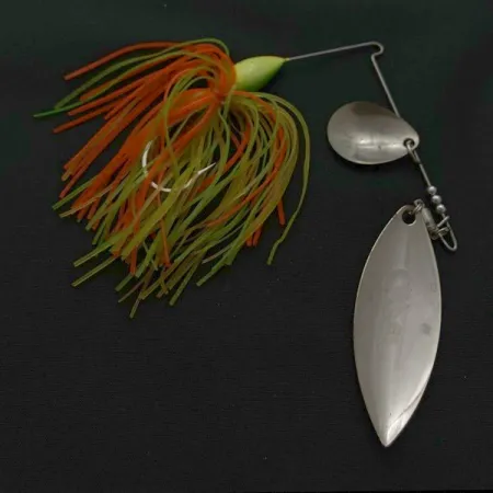 Culprit Spinnerbait, Plateado/Naranja, 3/4 oz, Spinnerbait #23654