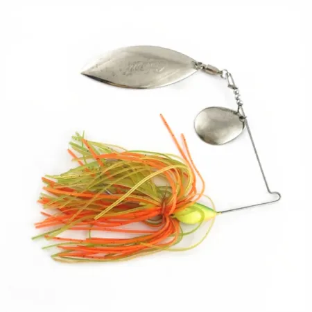 Culprit Spinnerbait, Plateado/Naranja, 3/4 oz, Spinnerbait #23654