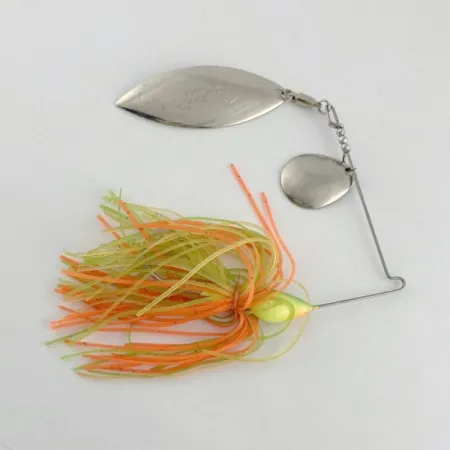 Culprit Spinnerbait, Plateado/Naranja, 3/4 oz, Spinnerbait #23654