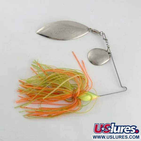 Culprit Spinnerbait, Plateado/Naranja, 3/4 oz, Spinnerbait #23654