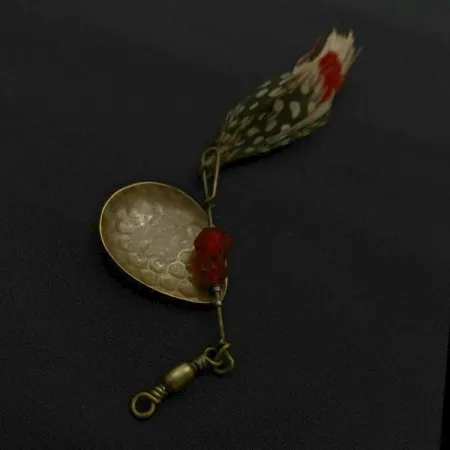 Pfluerger Bear Valley 3, 7g latón, cucharilla giratoria #23656