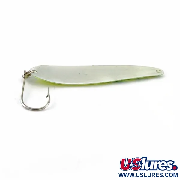Northport Nailer Spoon, 8g verde/amarillo/níquel, Cucharilla #23668