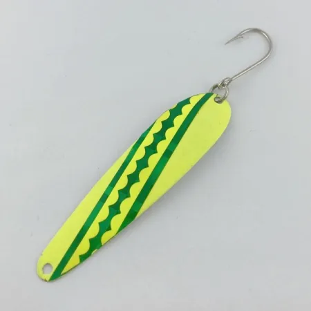 Northport Nailer Spoon, 8g verde/amarillo/níquel, Cucharilla #23668