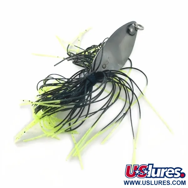 Berkley Blade Dancer, 1/2oz 14g, Negro y Chartreuse, Señuelo #23670