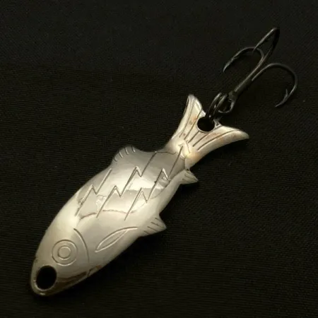 Atlantic Lures Golden Wobble-Fish, níquel 5g 4.5cm, cucharilla de pesca #23671