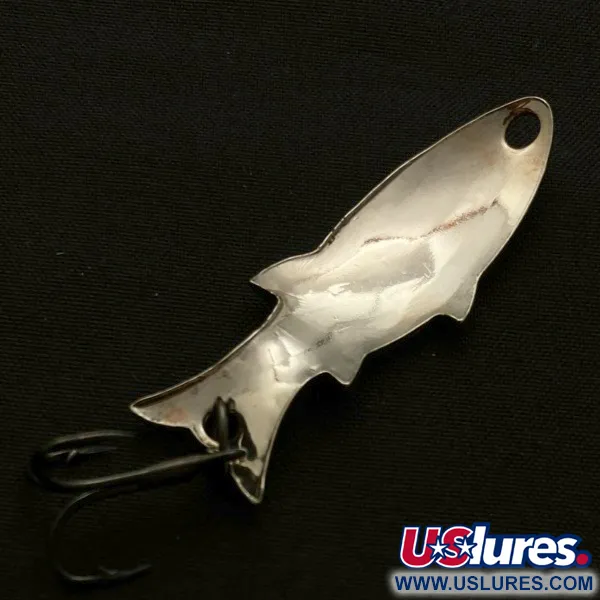 Atlantic Lures Golden Wobble-Fish, níquel 5g 4.5cm, cucharilla de pesca #23671