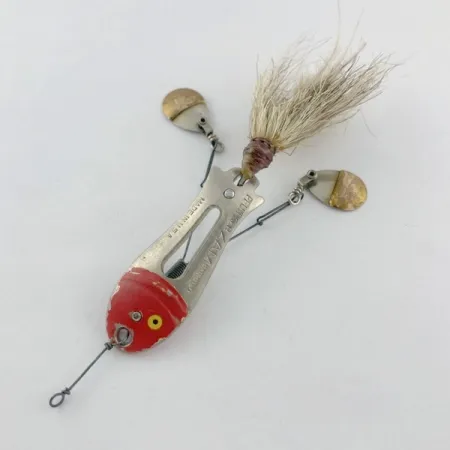 Pflueger ZAM, 14g (1/2oz), Níquel/Rojo, Señuelo Vintage #23672