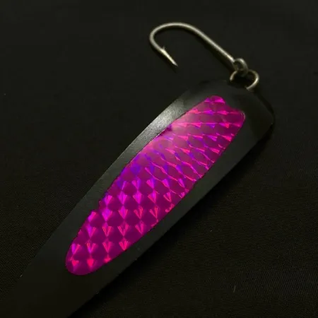 Luhr Jensen Flutter Spoon 38, 10g, negro y rosa, Cucharilla #23686