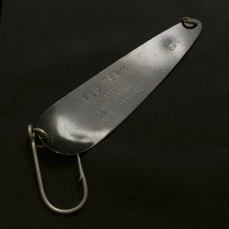 Luhr Jensen Flutter Spoon 38, 10g, negro y rosa, Cucharilla #23686