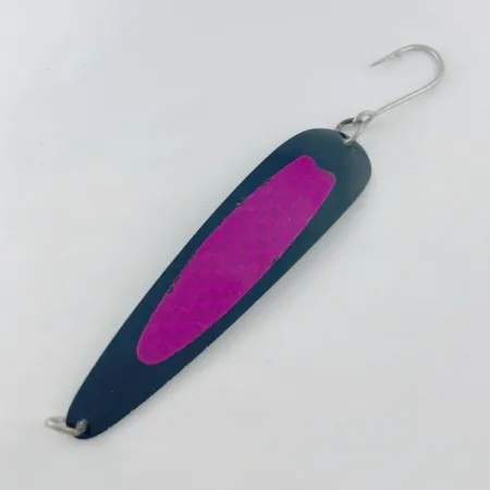 Luhr Jensen Flutter Spoon 38, 10g, negro y rosa, Cucharilla #23686