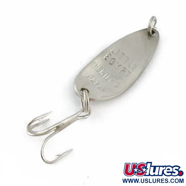 Herter's Little Egypt, 5g Níquel/Azul, Cucharilla de Pesca #23700