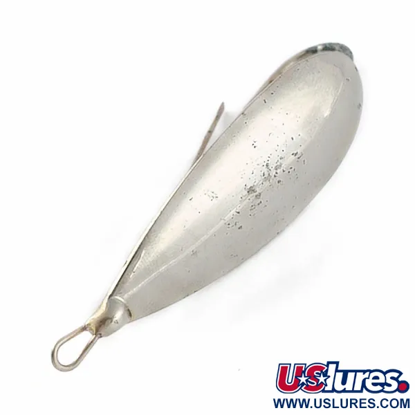 Luhr Jensen Silver Spoon, 14g Níquel, Cucharilla Antihierba #23702