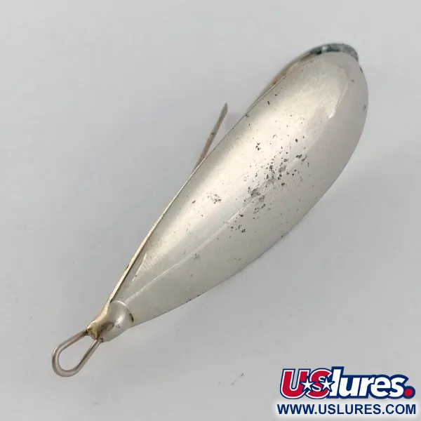 Luhr Jensen Silver Spoon, 14g Níquel, Cucharilla Antihierba #23702