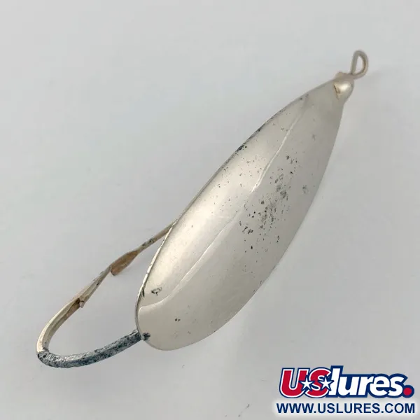 Luhr Jensen Silver Spoon, 14g Níquel, Cucharilla Antihierba #23702