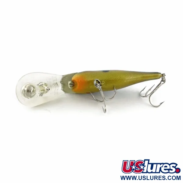 Rebel Double Deep Shad, 5g, Chartreuse, Crankbait de profundidad #23706