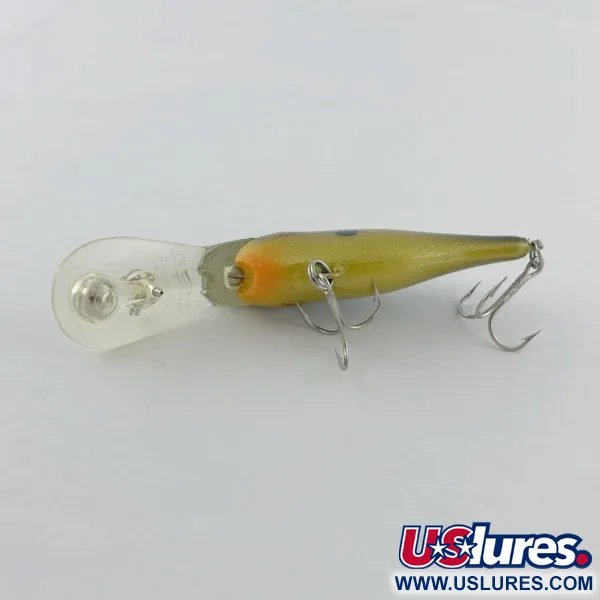 Rebel Double Deep Shad, 5g, Chartreuse, Crankbait de profundidad #23706