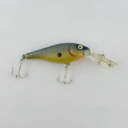 Rebel Double Deep Shad, 5g, Chartreuse, Crankbait de profundidad #23706