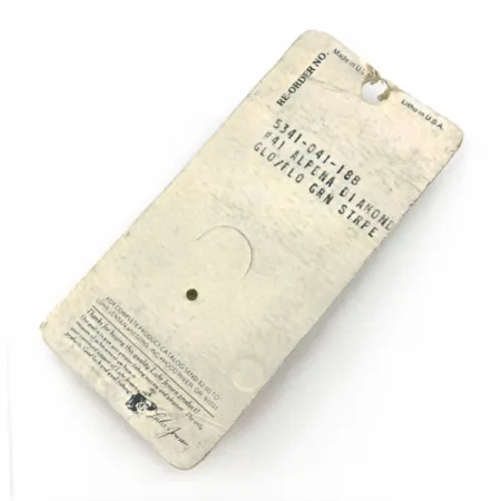 Luhr Jensen Alpena Diamond, 7g Rayas verdes Glo-Flo, Cuchara #23708