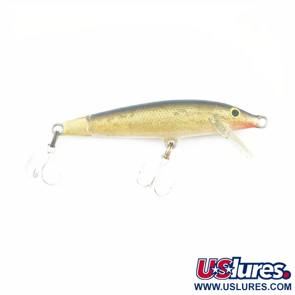 Rapala Original Floater F7, 4g oro, señuelo #23730