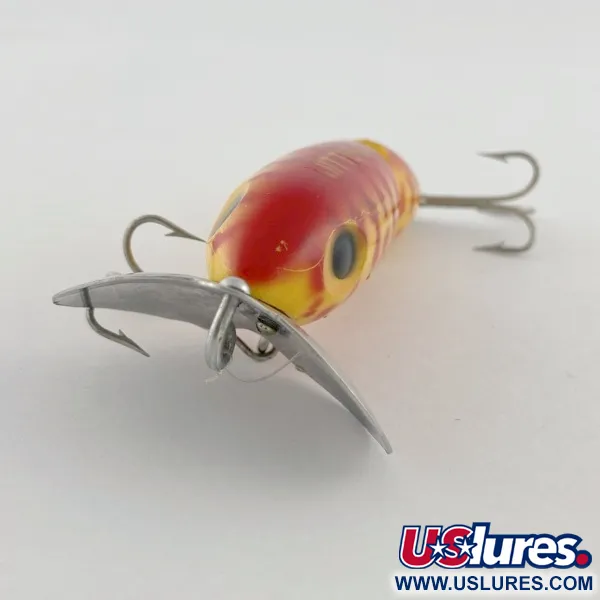 Fred Arbogast Jitterbug Jointed, 10g Amarillo Tigre, Señuelo de Superficie #23752