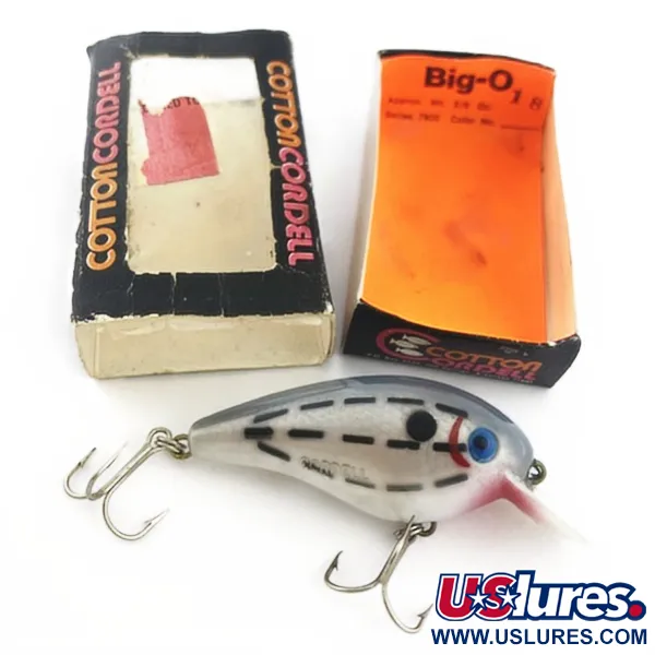Cotton Cordell Big O, 1/2oz Blue eyes Bar Fish, Crankbait #23776