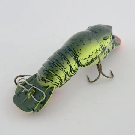 Mann's Hackleback, 7g, Green Crawdad, Señuelo #23784