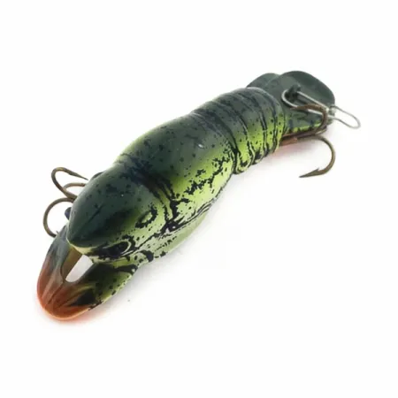 Mann's Hackleback, 7g, Green Crawdad, Señuelo #23784
